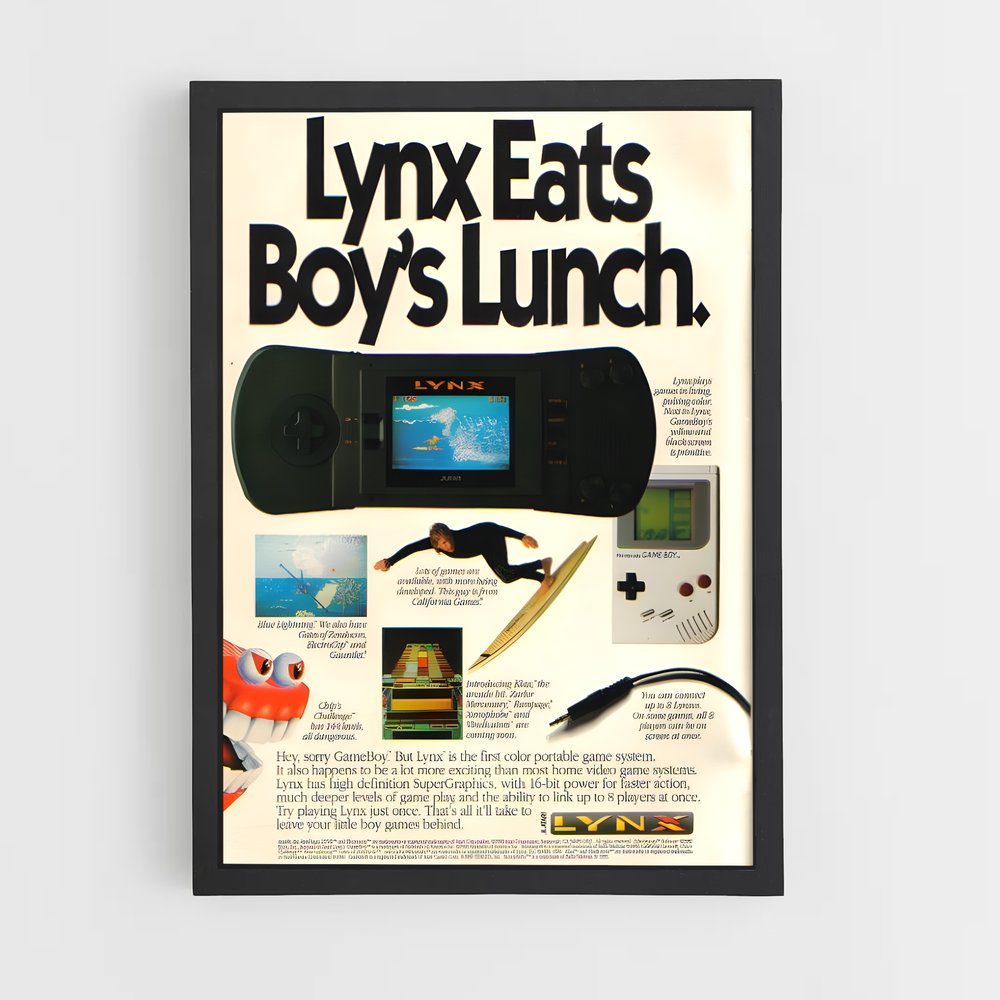 Poster Atari Boy – affiche Consoles (vue 2)